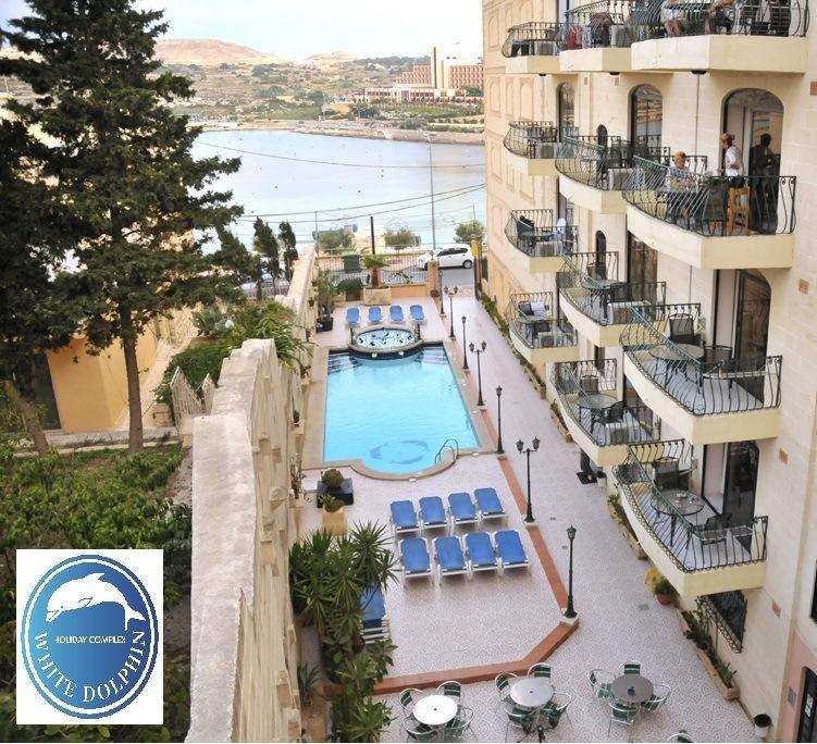 Aparthotel White Dolphin Complex Qawra Exterior foto